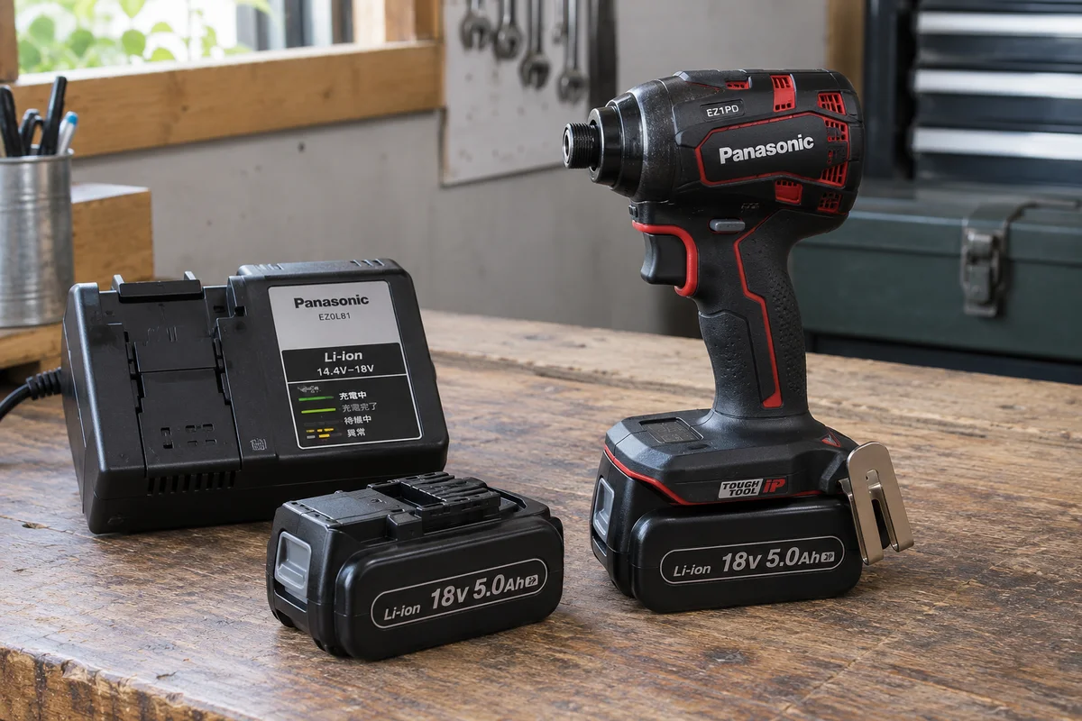 パナソニックの工具と電池
