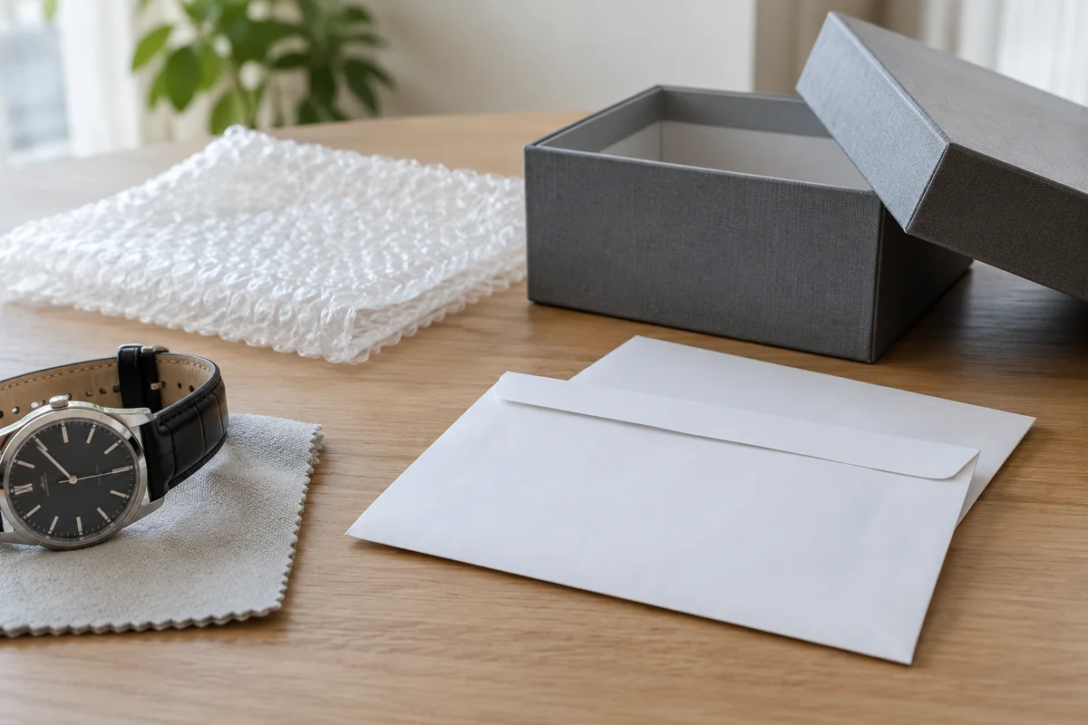 腕時計と整備資料の保管用品