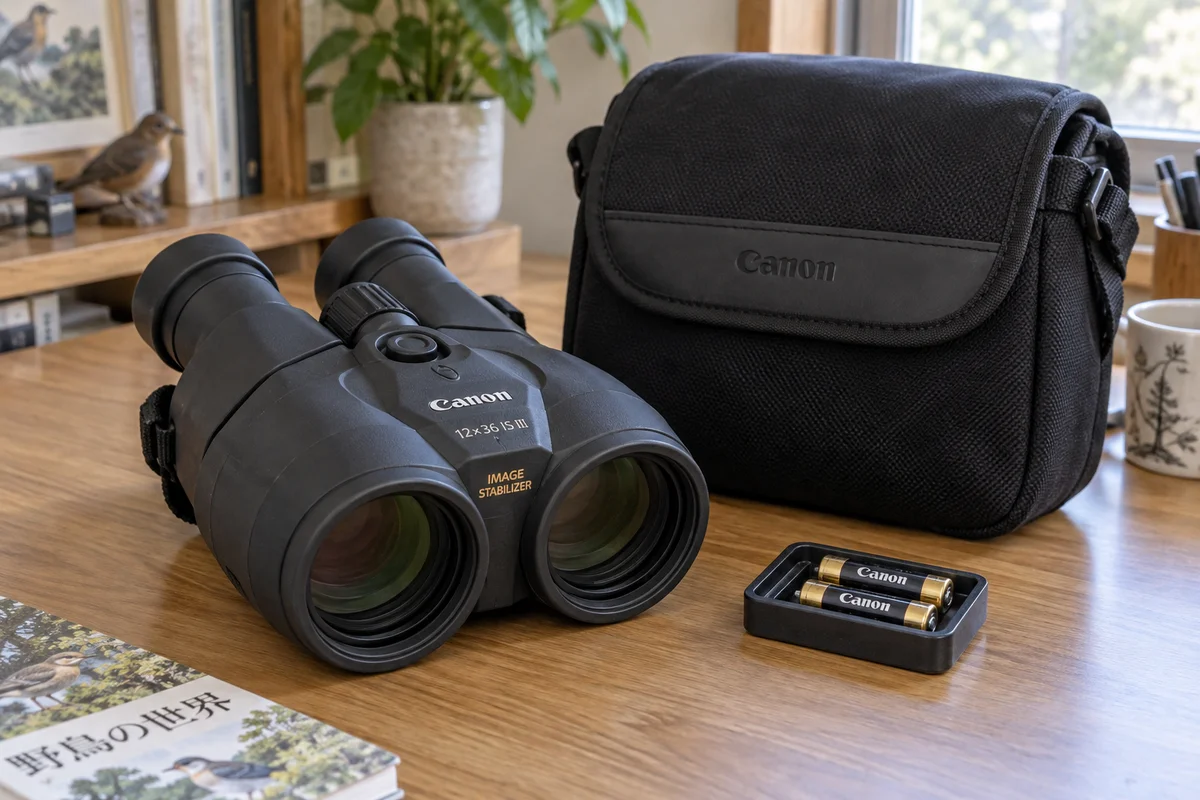 キヤノンの光学機器と付属品