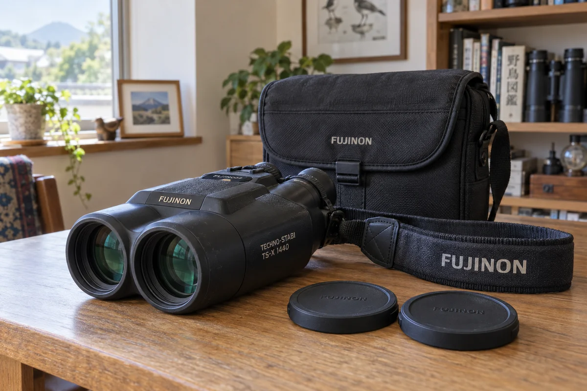 フジノンの光学機器と付属品