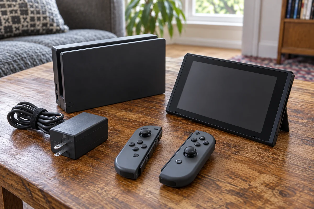 ゲーム機と保管・付属品の組合せ